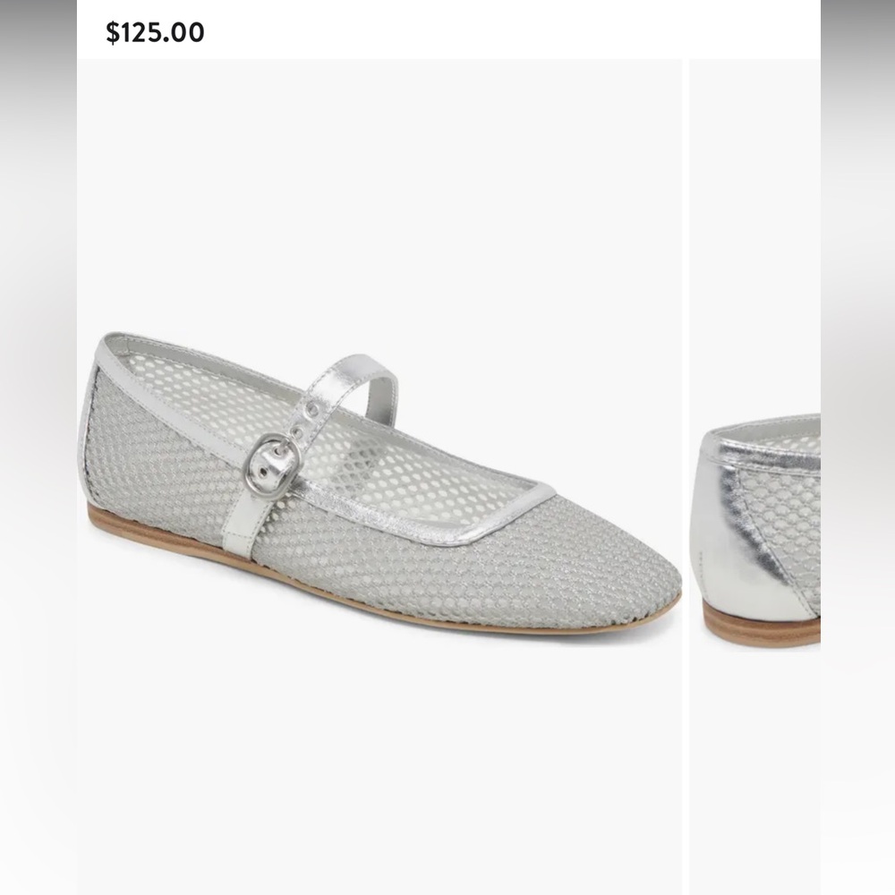 Dolce Vita Metallic Silver Flats